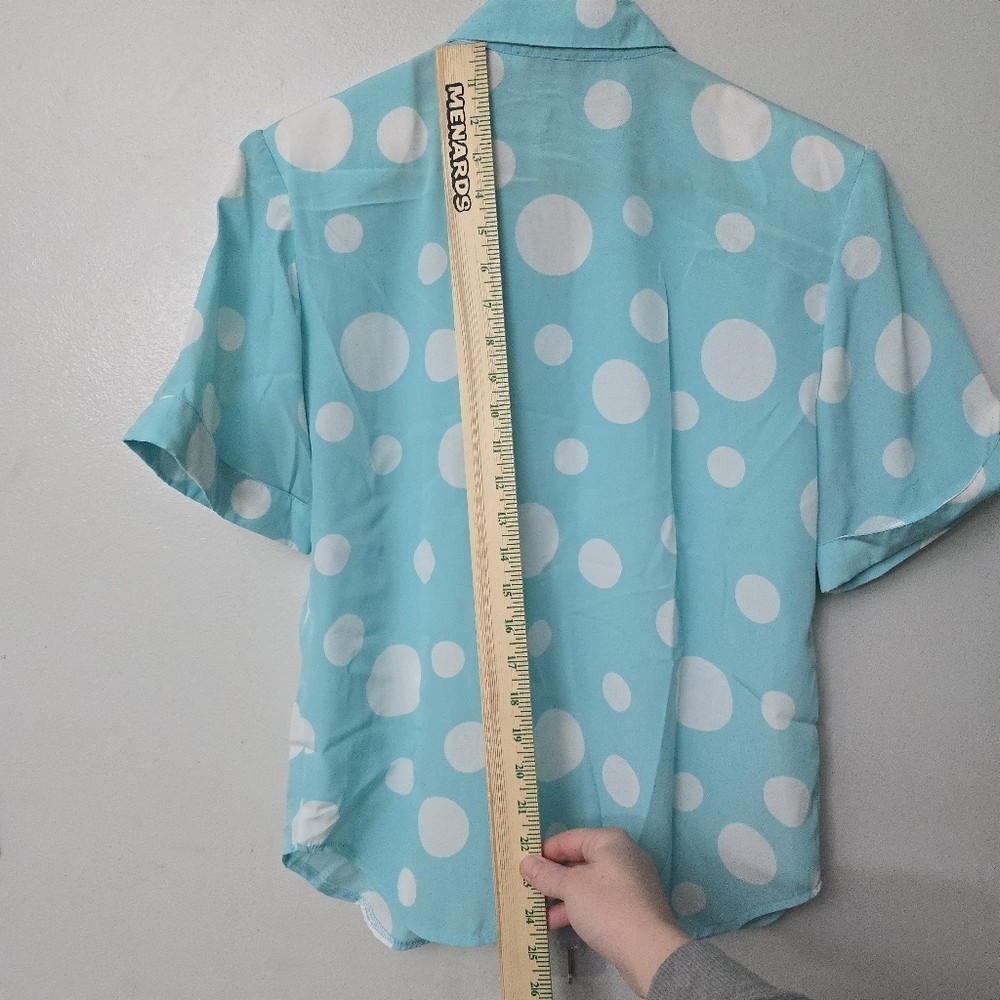 Vtg Oui Petites Tan Day Womens 2 pc Casual Outfit Shirt & Skirt 6 Petite Easter - Picture 7 of 16